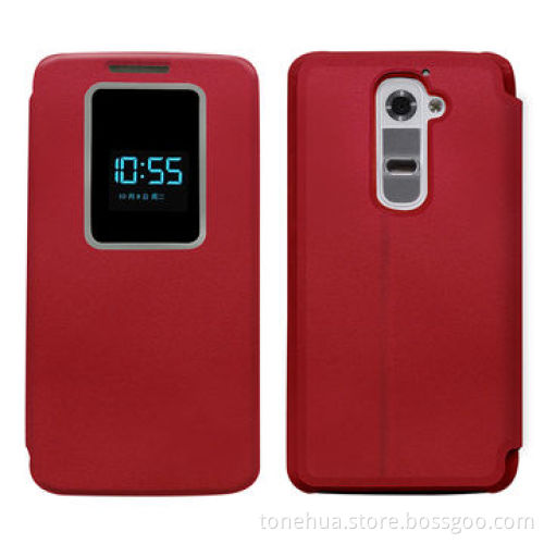 PU Leather Flip Case for LG G2, OEM/ODM Orders are Welcome, Various Colors are Available